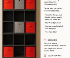 Cube shelving unit