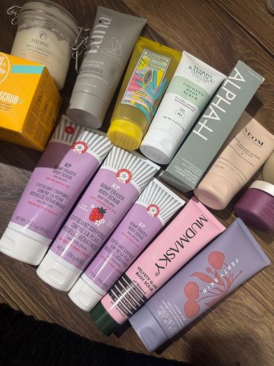 Brand new luxury body was, showed me polisher, body scrub new
