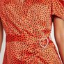 New River Island satin polka dot Occasion dress size UK 12 Image 3