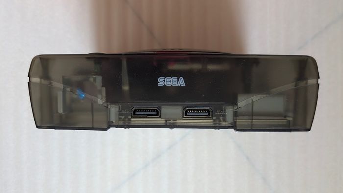 Boxed Sega Saturn 'This is Cool' Skeleton Clear Console - HST-3220 - Japan Import