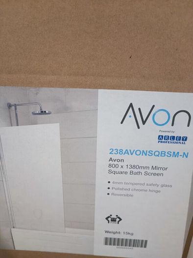 Bath Screen - Arley Avon Square Mirror