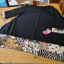 Fluttering Butterfly, black  tunic, new with Tags Image 5