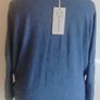 Carla Giannini Women's Angora Mix Top With Heart & Stars New With Tag Blue Image 6