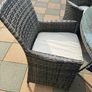 6 Seater Round Rattan Furniture Table & Chairs Image 4