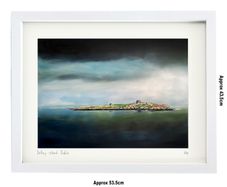 Dalkey Island, Dublin, Large Framed Print by Artist Helen Mathews