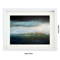Dalkey Island, Dublin, Large Framed Print by Artist Helen Mathews