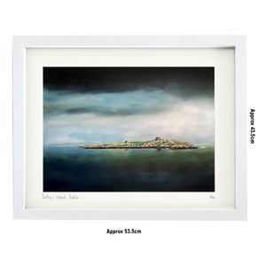 Dalkey Island, Dublin, Large Framed Print by Artist Helen Mathews