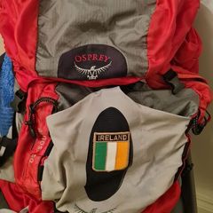 backpack Osprey Atmos 50 & berghouse rain cover