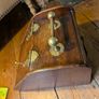 Edwardian oak coal box 34 x 33 x 44 cm Image 2