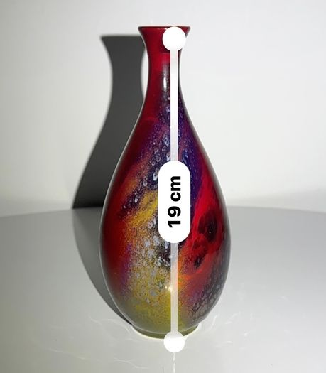 Masterpiece Antique Royal Doulton - SUNG Flambe Vase - Signed by both Noke and Moore (c.1925)