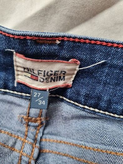 Tommy hilfiger Sophie slim mid jeans size 27/34  zip fly in excellent condition