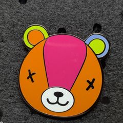 Stitches animal crossing enamel pin