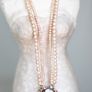 Pearl and diamond pendant Image 2
