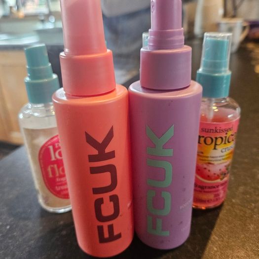 Treacle Moon and Fcuk fragrance and body mist
