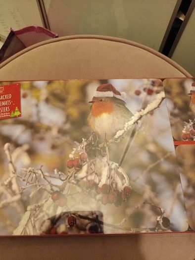 christmas table mats and coasters