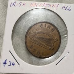 Irish Halfpenny 1966
