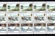 1984 Guernsey GB1.30 Definitive Stamp Booklet Pane (ex cover showing Head Post Office, St Peter Port) Mint Never Hinged (MNH)
