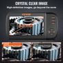 Triple Lens Endoscope Camera, 4.5" IPS Screen Borescope Inspection Camera with 1080P Lens, Semi-rigid Snake Cable, 8 Lights, 2860 mAh Battery, Waterproof Endoscope for Auto, Wall, Drain Image 3