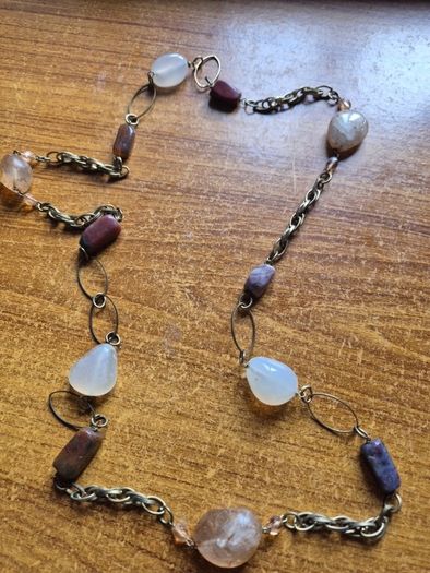 Vintage Mineral Stones Necklace