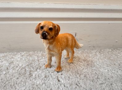 Schleich Farm World Golden Retriever D 73527 approx. 6 cm. tall Used Please see photos