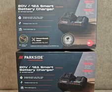 Parkside Performance 12A 20V Smart Bluetooth Fast Charger.