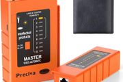 Network Cable Tester, Preciva Ethernet Cable Test Tool, Lan RJ45 RJ11 Cable Tester, cat5 cat5e cat6a, USB Chargable Wire (FREE POSTAGE)