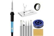 Electric Soldering Iron 60W 220V / 110V Adjustable Temperature Welding Rework Solder Repair Tools Kit
