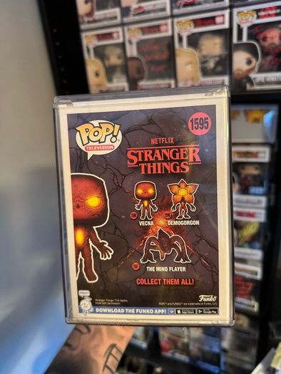 Jamie Campbell Bower signed Stranger Things Vecna funko pop with inscription