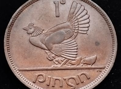 [#2650] - Ireland 1943 | Irish 1d | Irish 1 Penny | KM.11 | High Grade