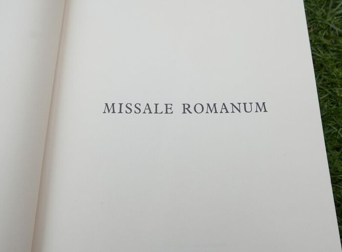 Vintage Missale Romanum 1962