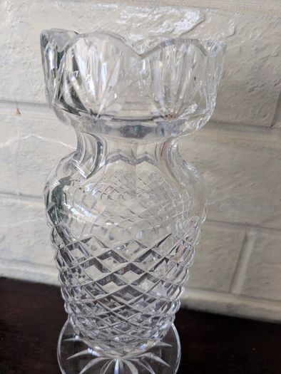 Waterford crystal rare flower shape vase