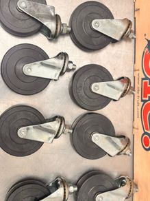 10 swivel castor wheels
