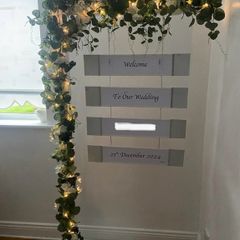 Wedding sign post