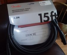 fender microphone cable / lead 15 ft