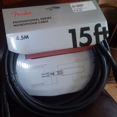 fender microphone cable / lead 15 ft