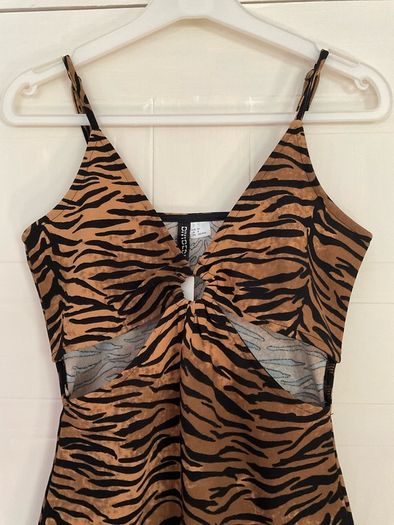 Tiger Print Mini Dress H&M