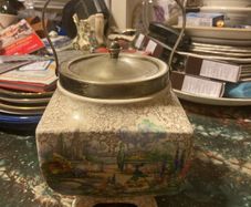 1930s biscuit barrel free postage