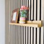 Acoustic Slat Wall Shelf Brackets for JYSK AVNEDE 60cm Picture Ledge Image 6