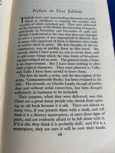 Vintage Book 'More Companionable Books' by George Gordon