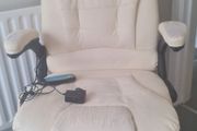 Heated Massage Leather Office Chair