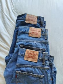 3 pairs of levi 507 jeans