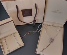 Necklace and earrings