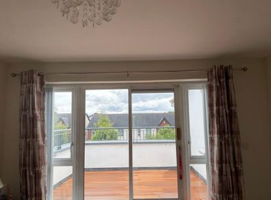 Curtain pole - silver