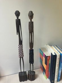 Hand Carved Ebony Wood Bali Couple