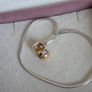 Pandora essence bracelet claps gold 14k (G585) size 19.5cm perfect condition fully hallmarked Image 7
