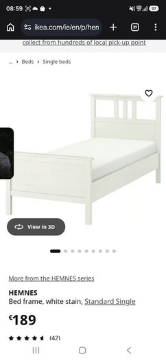ikea single bed
