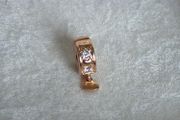 Pandora rose gold Infinite hearts sparkling dangling clip charm ,two small signs of the back but not visible