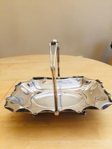 Vintage Silver Plate Rectangular Dish