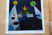 Print - Emily Dawson 2014 print (11.5 x 11.5 inches).  TITLE 'OM'