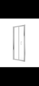 Sonas strata 6mm recessed bi-fold shower door 800,900,1000